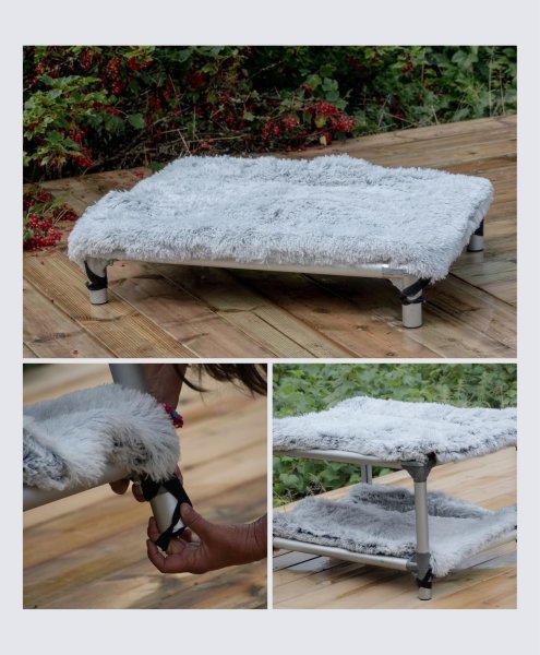 Zoom bild av Ergofluff Ljusgrå 87 x 71 x 4 cm